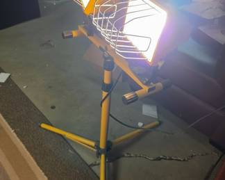Dual-Head Portable Halogen Work Light