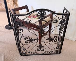 Three Panel Fireplace Screen 