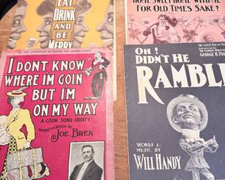 More VTG Sheet Music
