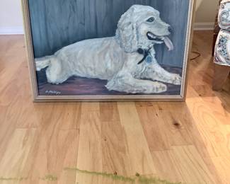 Painting of  Family Pet Cleo