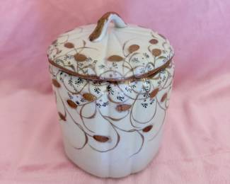 VTG Japanese Ceramic Hand Painted Jar