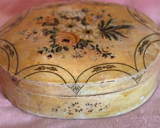 VTG Japanese Papier Machet Trinket Box