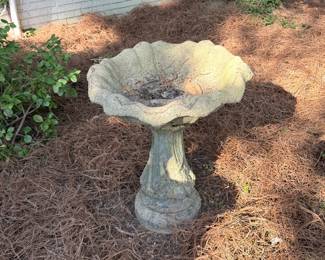 Concrete Bird Bath