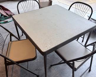 Durham Card Table and Chairs