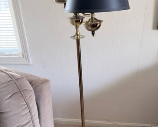 VTG Bouillotte Brass Floor Lamp