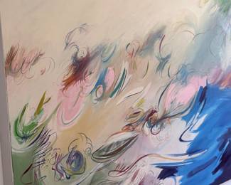 LGE. Abstract Painting by Local Artist Robert Head, Murray State University