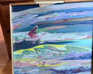 Original  Impasto Oil Painting by Robert Head, Murray State University