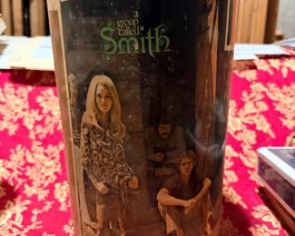 smith metal trash can vintage 1970s dunhill records