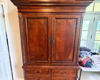 armoire mahogany