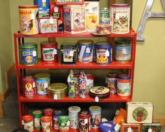Storage vintage tins