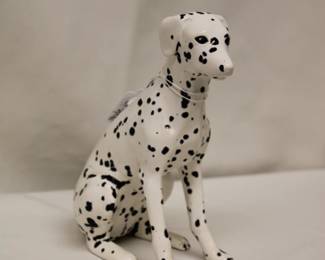 Mid-Century Italian porcelain seated Dalmatian figurine.