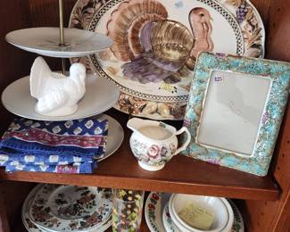 Fall / autumn decor, turkeys and phesants and Thanksgiving