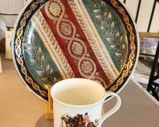 Ralph Lauren christmas vibes -  fox hunting equestrian boke china mug