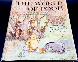 The World Of Pooh Complete Winnie-the-Pooh & House At Pooh Corner By A.A. Milne Vintage Book