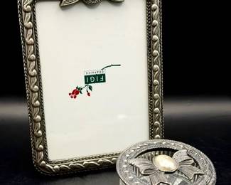 M.R.F. Picture Frame & Trinket Box