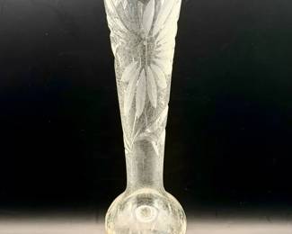 Vintage Etched Vase