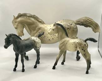 (3) Breyer Appaloosa Toy Horses
