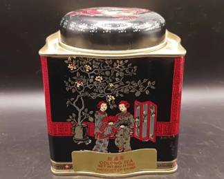 Continental Tea Product Co. Oolong Tea Decorative Tin