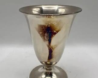 (6) 3 1/2” Melford Cordial Cups — Pure Silver Electroplated on White Metal