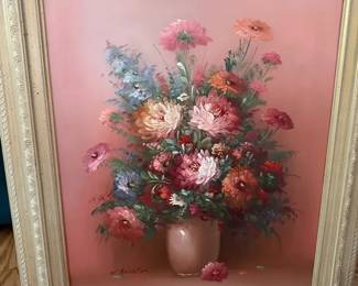 K. Houston Floral Painting