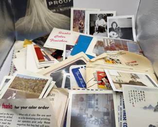 Vintage Photos, Postcards, & Negatives Ephemera Mystery Lot