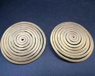 14K Gold Filled Swirl Earrings