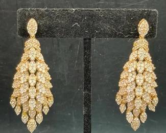 Vintage Style Sparkling Earrings