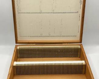 Clay Adams Storage Box for Glass Microscope Slides