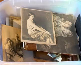 Mystery Lot Of Vintage Photos, Frames & More