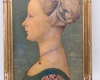 Portrait of a Young Woman Piero del Pollaiuolo Print