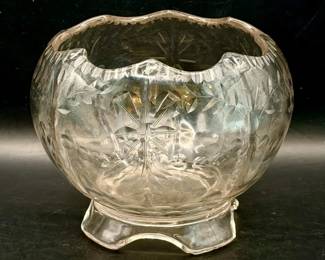 UV Reactive Footed Rose Bowl