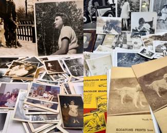 Vintage Photos, Postcards, & Negatives Ephemera Mystery Lot