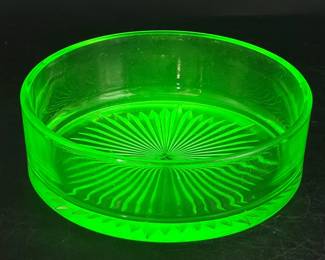 Uranium Glass Dish