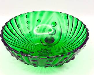 vintage Anchor Hocking "Burple" (also known as "Pearly Bubbles") bowl