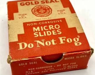 Clay Adams Gold Seal Glass Micro Slides