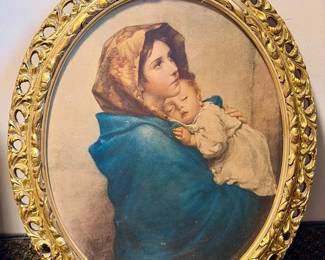 Madonnina Or Madonna Of The Streets Framed Print By Roberto Ferruzzi