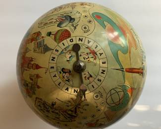 Rand MacNally Disneyland globe game
