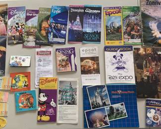 Disney park flyers and ephemera