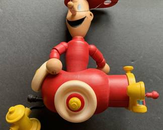Smoky Stover wood Jointed Figure
