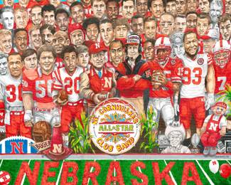 Cornhusker All stars prints