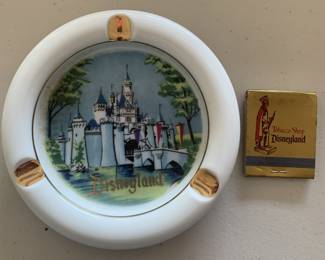 Disneyland ashtray and matchbook