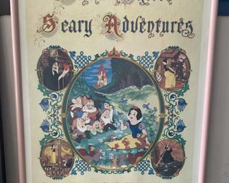 Full sized Framed Snow White’s Scary Adventures Attraction Poster