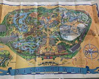 1968 Disneyland Map