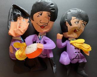 Inflatable Beatles dolls