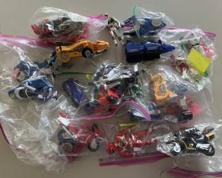 Power ranger Figures and Vehicles