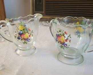 Vintage milk and cream pourers