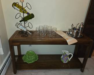 Sofa table/bar ware