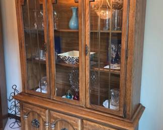 Lighted china cabinet