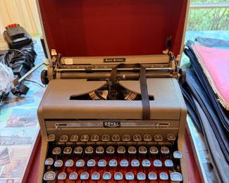 Vintage royal typewriter