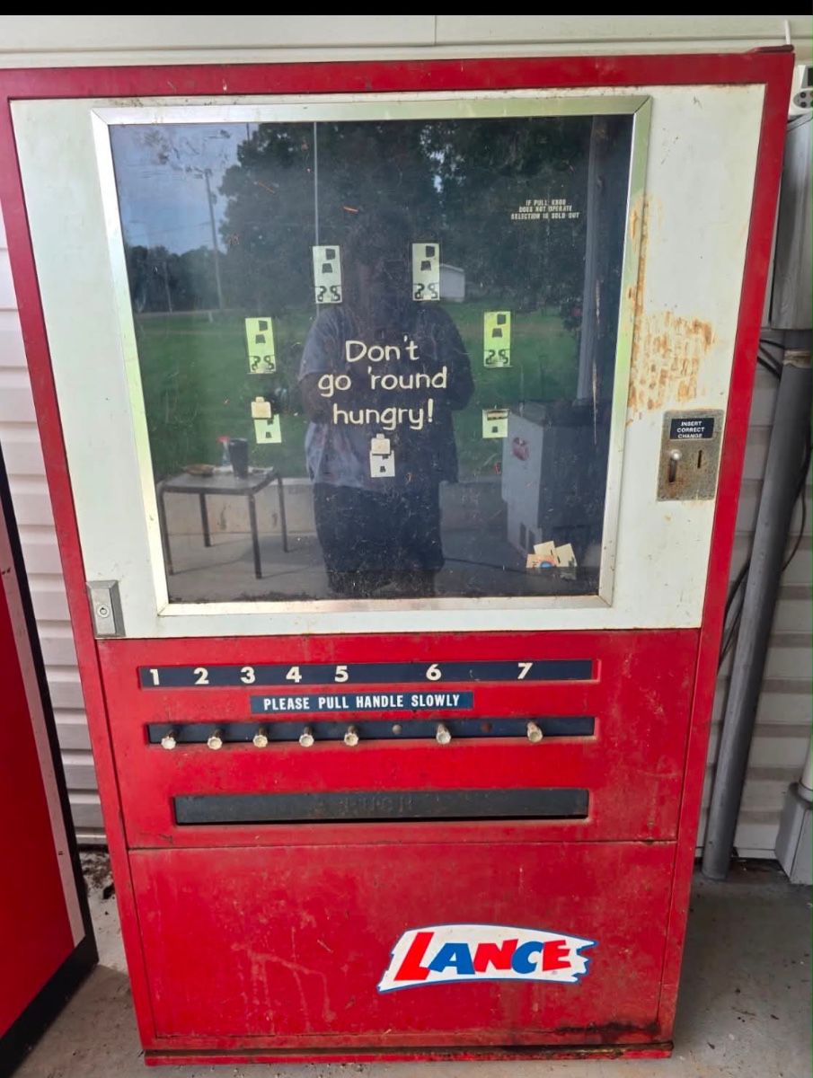 Vintage Lance vending machine
